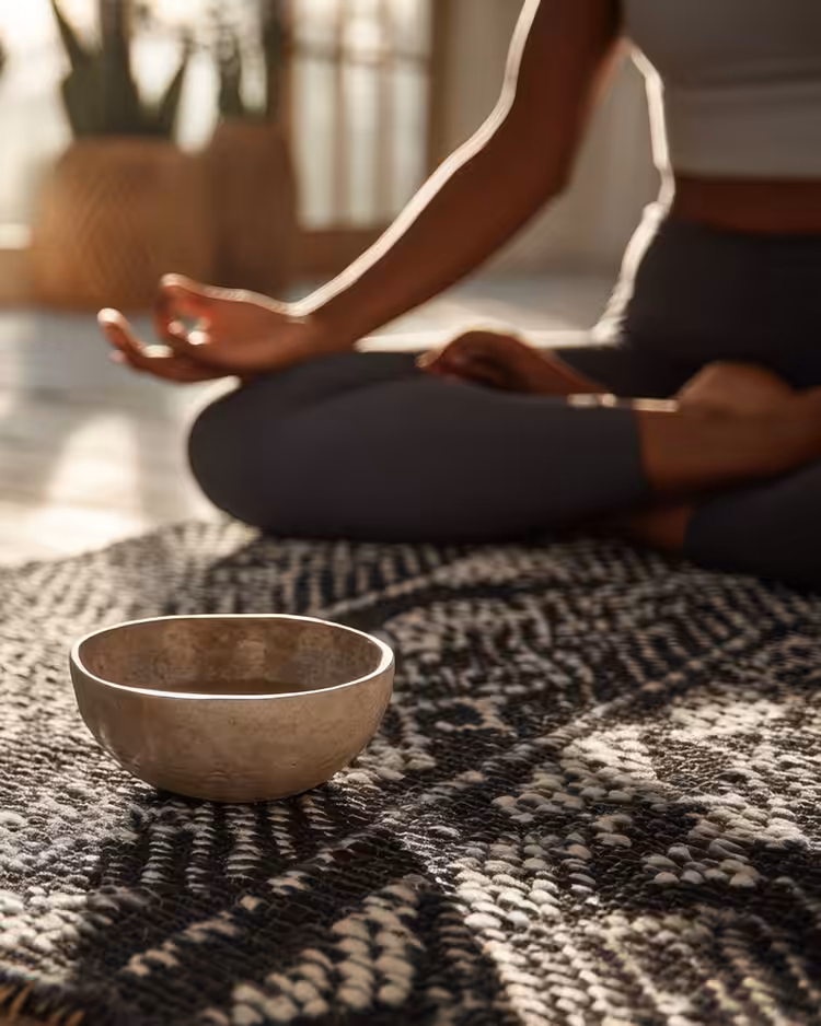 Eine Frau Verkörpert ihren neuen regenerativen Lifestyle und regeneration im alltag